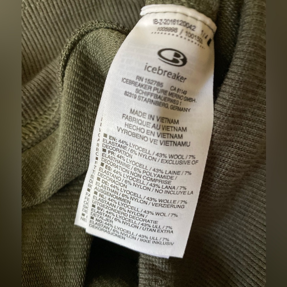 NWT Women’s Icebreaker Merino Mira Cropped Capri Jogger Cool Lite Grey Size S - Picture 14 of 16